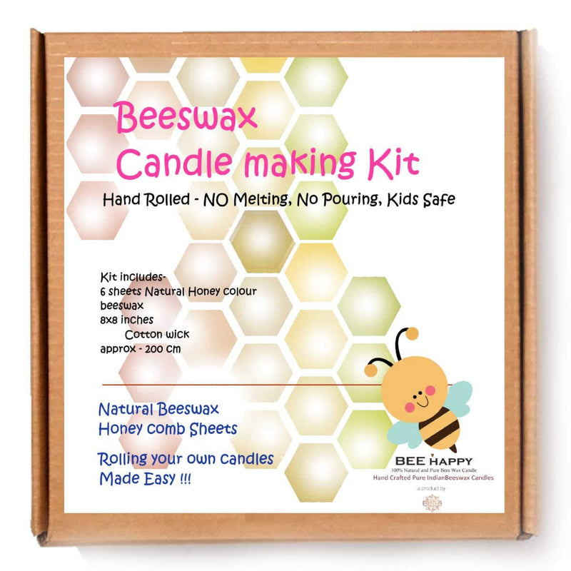Buy DIY Kit, Beeswax Hand Rolled Candle | Shop Verified Sustainable Candles & Fragrances on Brown Living™