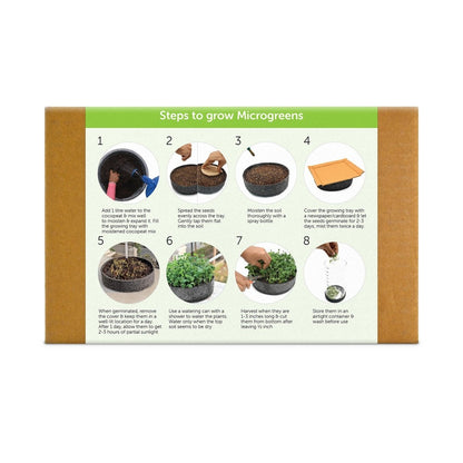 DIY Ready to Use Microgreen Growing Kit | Verified Sustainable by Brown Living™