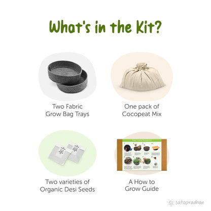 DIY Ready to Use Microgreen Growing Kit | Verified Sustainable by Brown Living™