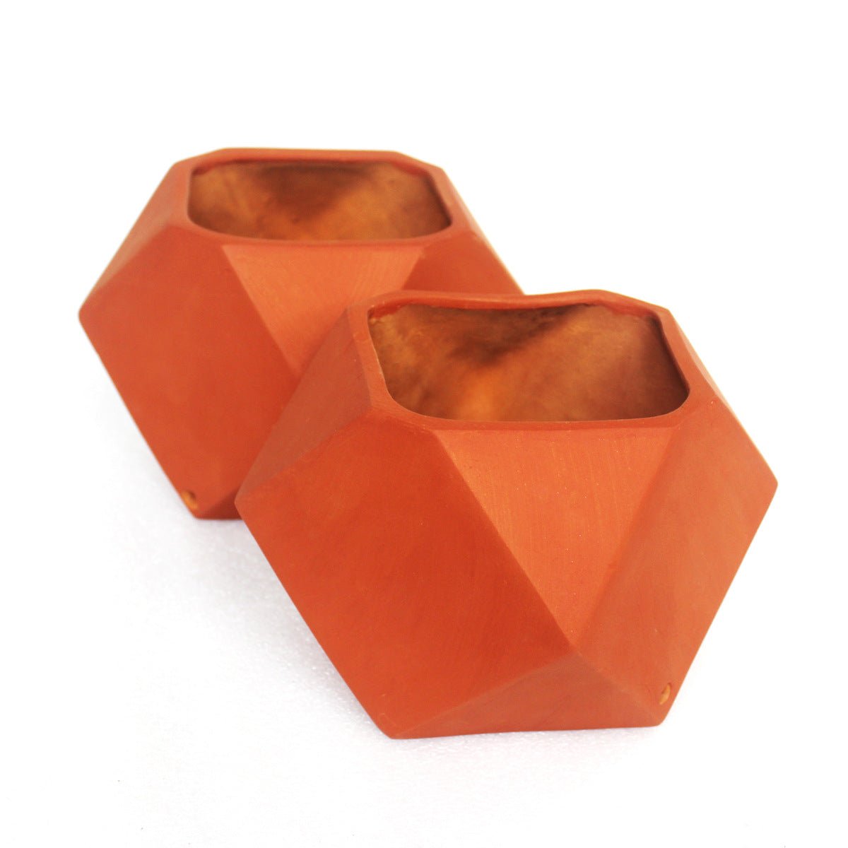 D'MOND - 3 Terracotta Planter - Set of 2 | Home Decor | Verified Sustainable by Brown Living™