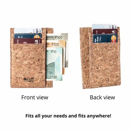 DODO Slim Cork Wallet - Wine Red | Verified Sustainable by Brown Living™