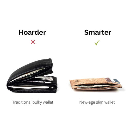 DODO Slim Cork Wallet - Wine Red | Verified Sustainable by Brown Living™