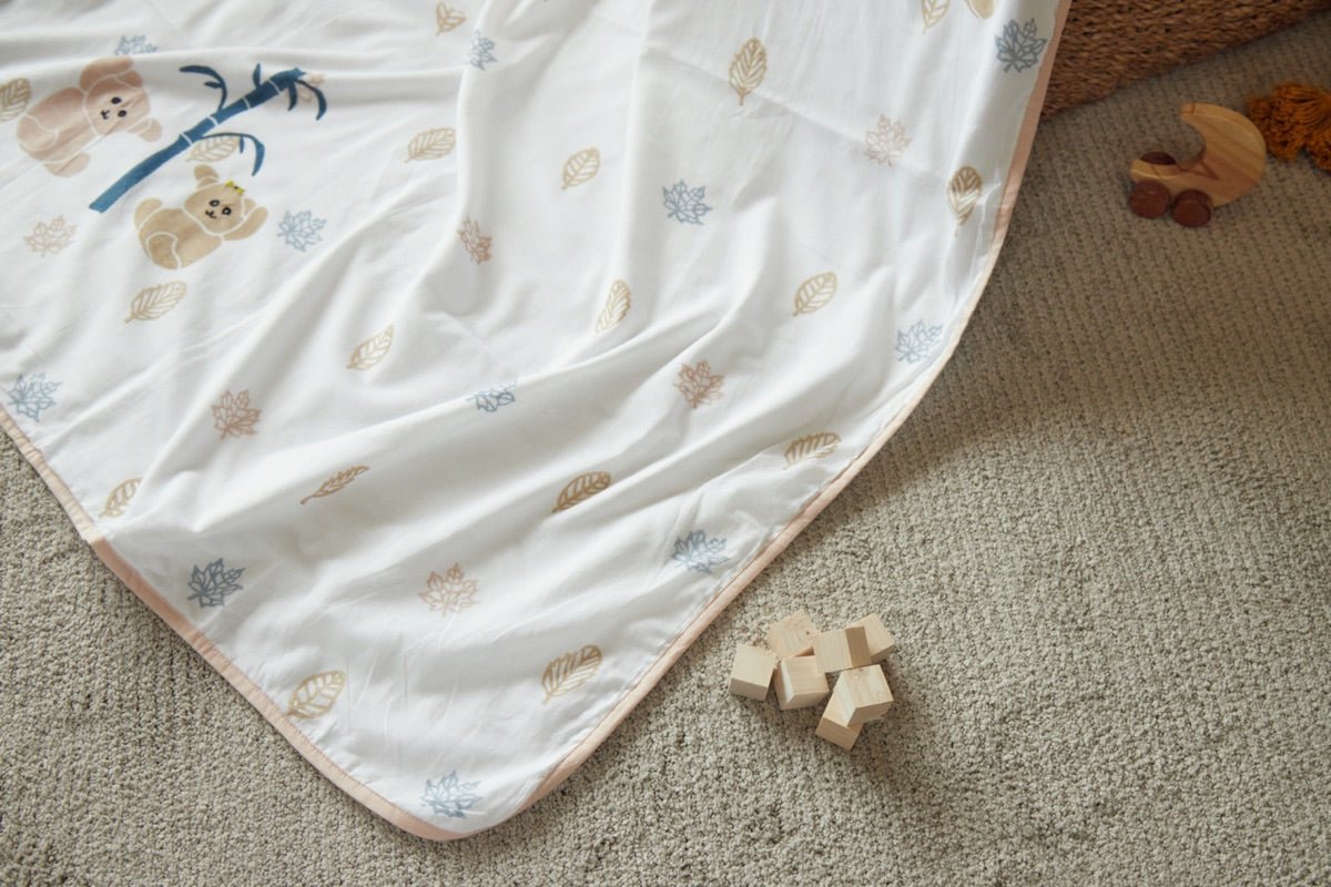 Dohar Blanket - K for Koala - Beige | Verified Sustainable by Brown Living™