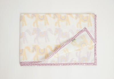 Dohar - I Am Going To The Circus - Yellow – Bed Linens on Brown Living™. SKU: 249 - 16151 - MSY - CDB - 0031E - Yellow. Img 6.
