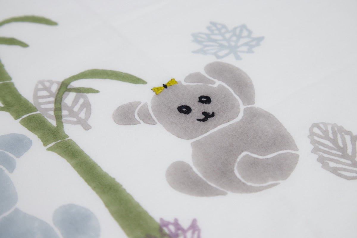 Dohar - K for Koala - Purple | Muslin blanket | Verified Sustainable by Brown Living™