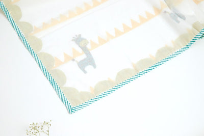 Dohar - My Best Gira Friend The Giraffe - Yellow – Bed Linens on Brown Living™. SKU: 249 - 16115 - MSY - CDB - 0031A - YellowTri. Img 14.