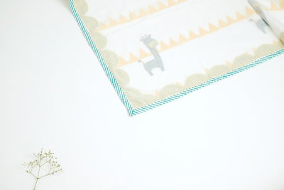 Dohar - My Best Gira Friend The Giraffe - Yellow – Bed Linens on Brown Living™. SKU: 249 - 16115 - MSY - CDB - 0031A - YellowTri. Img 15.