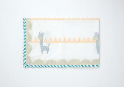Dohar - My Best Gira Friend The Giraffe - Yellow – Bed Linens on Brown Living™. SKU: 249 - 16115 - MSY - CDB - 0031A - YellowTri. Img 2.