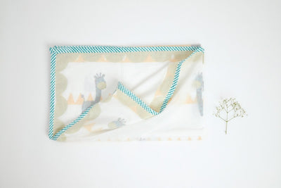 Dohar - My Best Gira Friend The Giraffe - Yellow – Bed Linens on Brown Living™. SKU: 249 - 16115 - MSY - CDB - 0031A - YellowTri. Img 4.