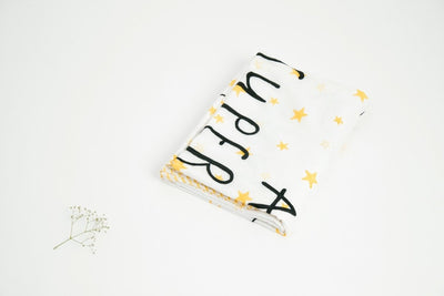 Dohar - Superbaby Flies Over Town - Emroidered – Bed Linens on Brown Living™. SKU: 249 - 16145 - MSY - CDB - 0031C - BlackEmb. Img 3.