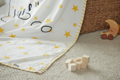Dohar - Superbaby Flies Over Town - Emroidered – Bed Linens on Brown Living™. SKU: 249 - 16145 - MSY - CDB - 0031C - BlackEmb. Img 15.