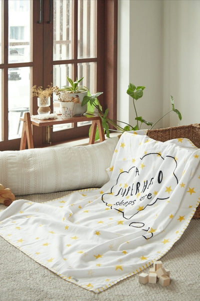 Dohar - Superbaby Flies Over Town - Emroidered – Bed Linens on Brown Living™. SKU: 249 - 16145 - MSY - CDB - 0031C - BlackEmb. Img 13.