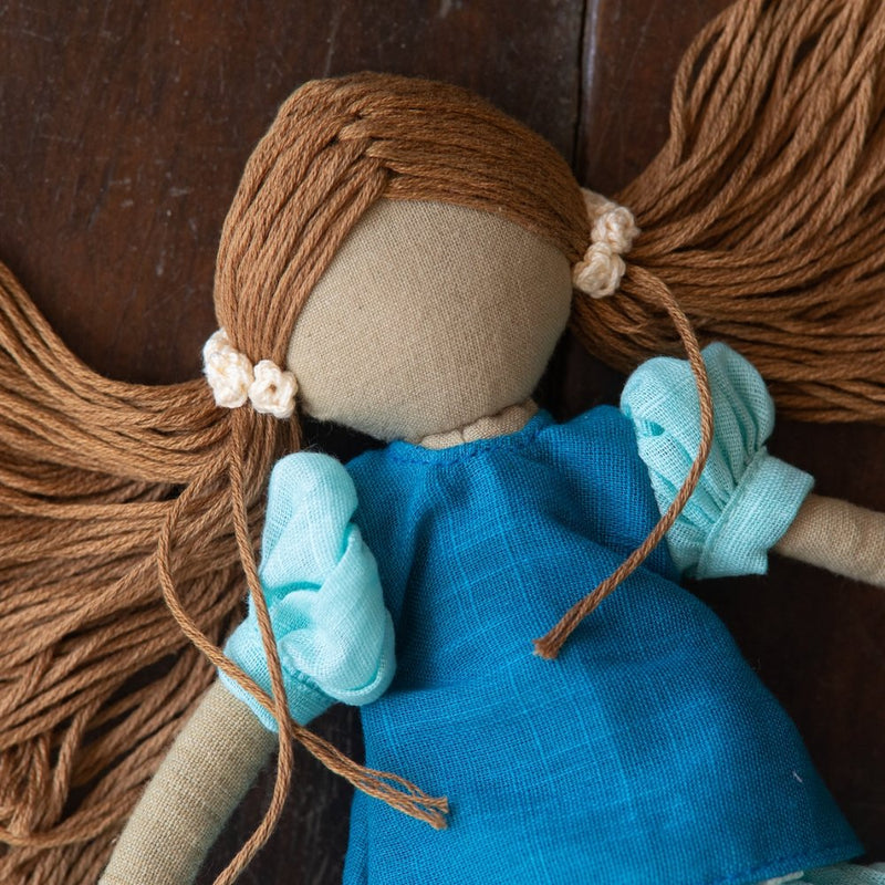 Buy Sunaina Handmade Doll Kids soft toy | Shop Verified Sustainable Role & Pretend Play Toys on Brown Living™