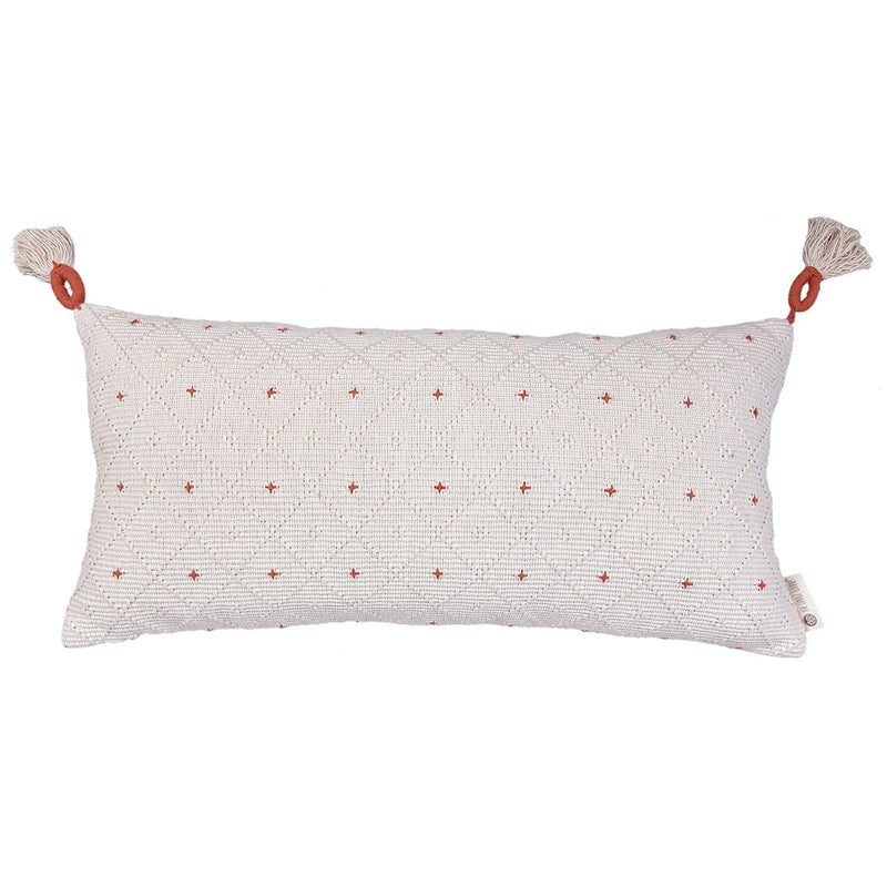 Buy Dotted Geo Lumbar Cushion Cover | Shop Verified Sustainable Products on Brown Living