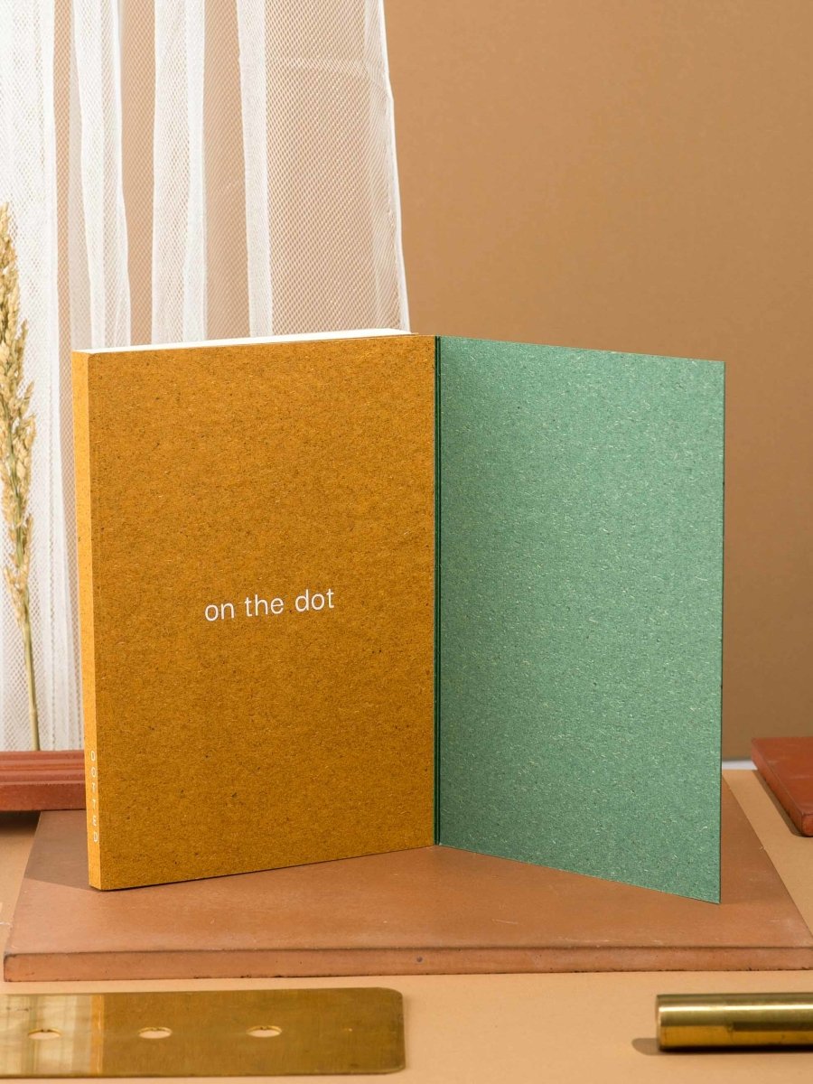 Dotted Gridbook | 300 gsm blended banana fibre paper | Verified Sustainable by Brown Living™