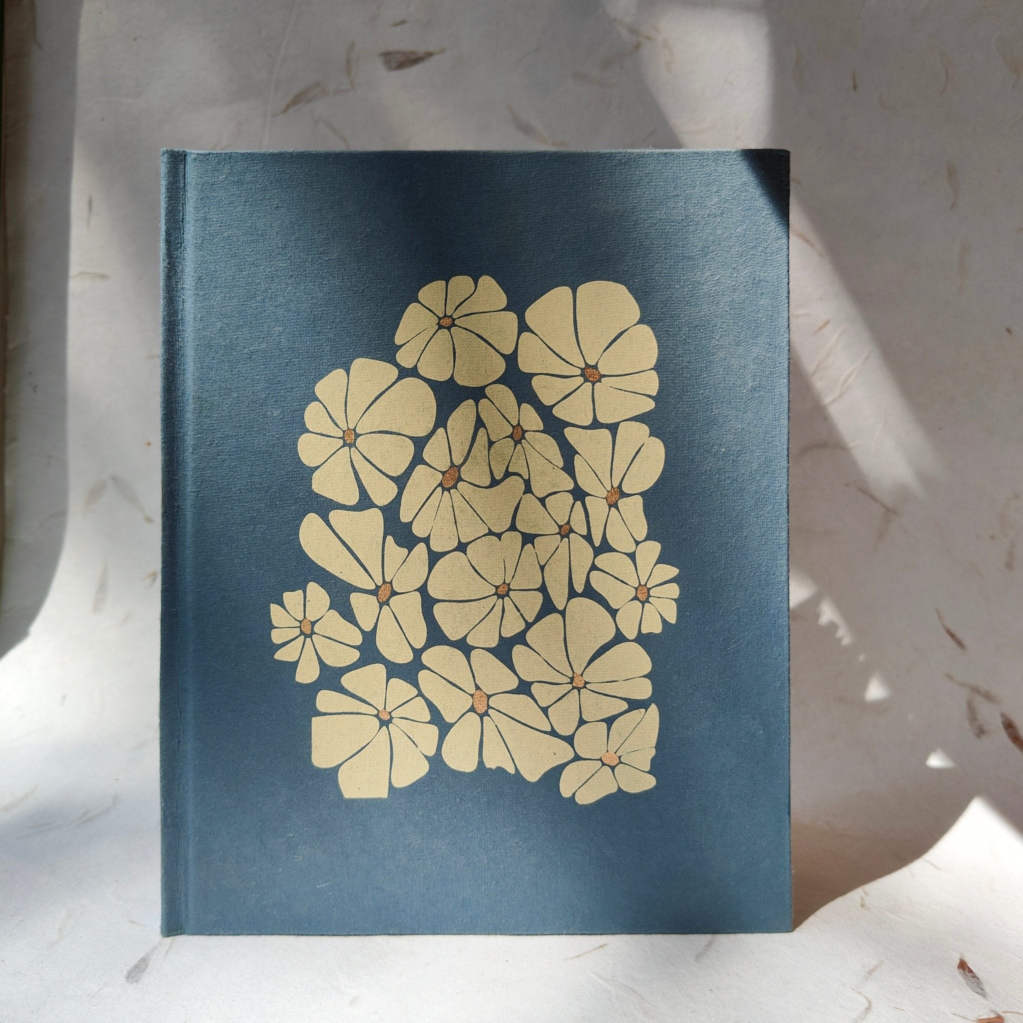 Dotted Handmade Paper Notebook - Blue | Verified Sustainable by Brown Living™