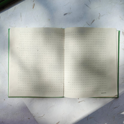 Dotted Handmade Paper Notebook - Blue | Verified Sustainable by Brown Living™