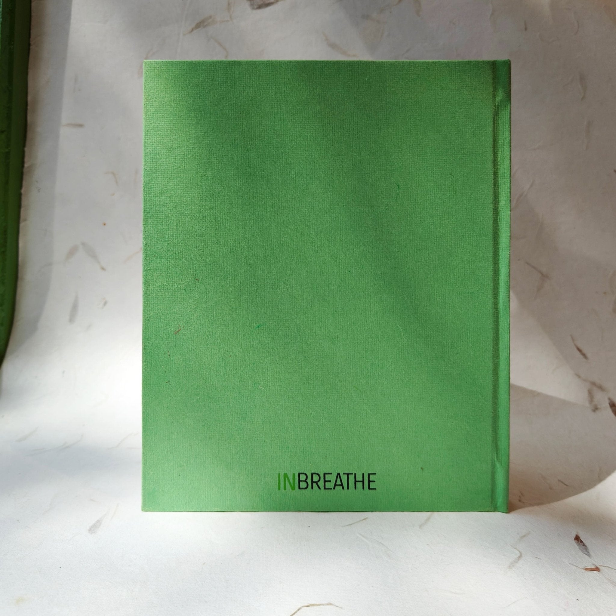 Dotted Handmade Paper Notebook - Green | Verified Sustainable by Brown Living™