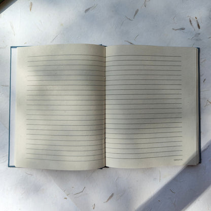 Dotted Handmade Paper Notebook - Green | Verified Sustainable by Brown Living™