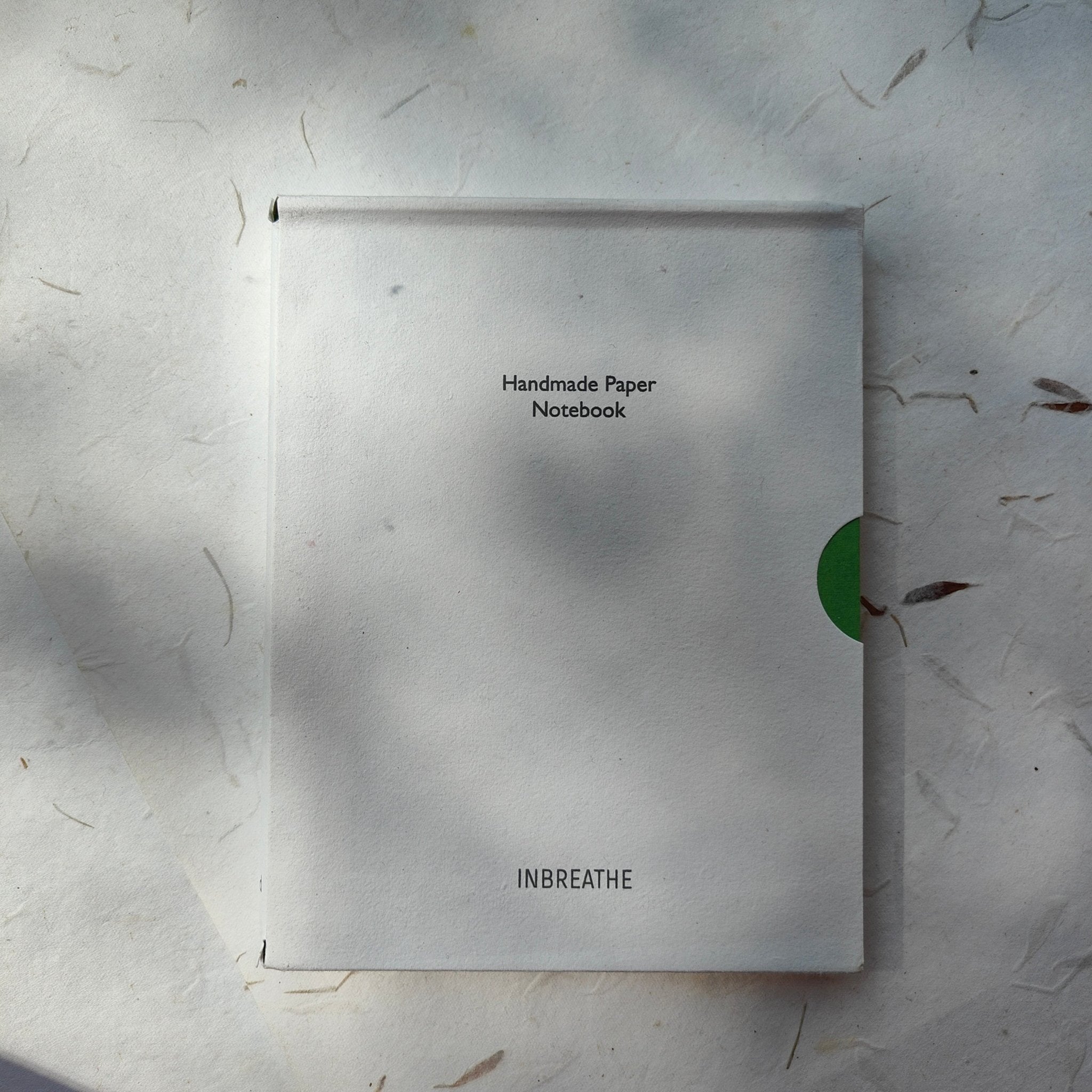 Dotted Handmade Paper Notebook - White | Verified Sustainable by Brown Living™