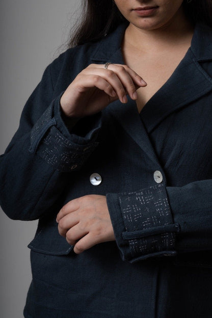 Double Breasted Jacket Women | Verified Sustainable by Brown Living™