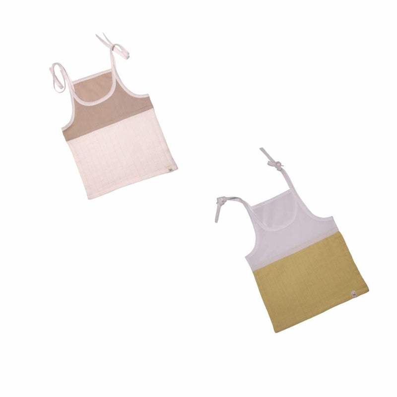 Buy Double Colour Jhabla | Natural Herbal Dyes pack of 2 Yellow & Grey | Shop Verified Sustainable Products on Brown Living