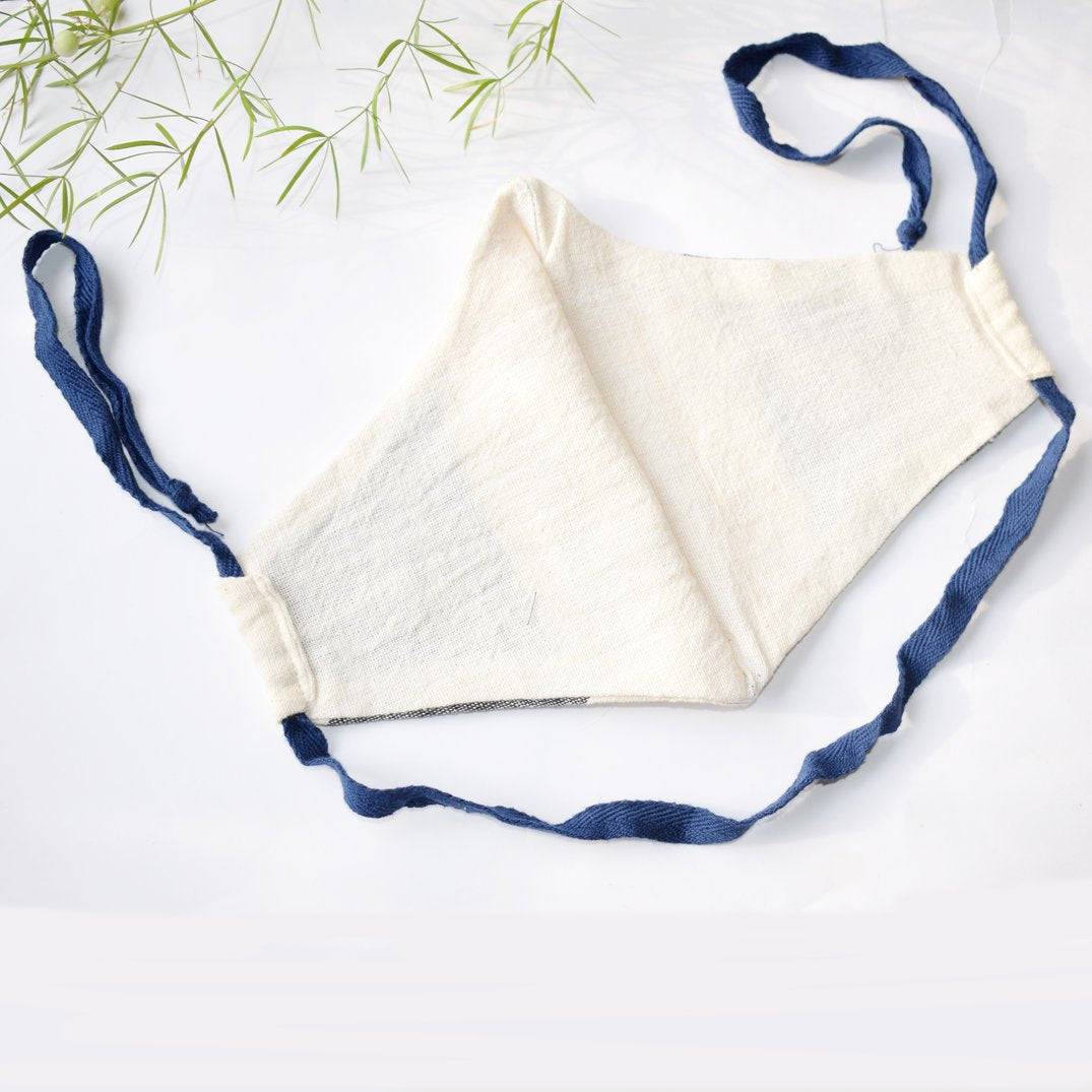 Double Layered Handloom Cotton Face Mask (Set of 2) | Verified Sustainable by Brown Living™