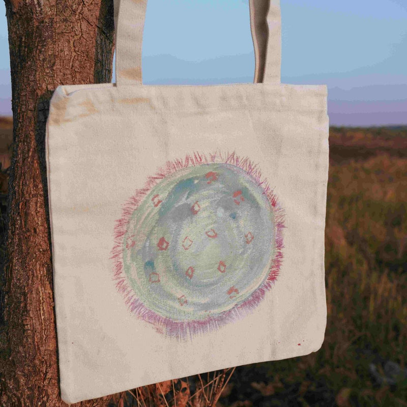 Buy Dreamcatcher Handpainted Tote Bag | Shop Verified Sustainable Tote Bag on Brown Living™