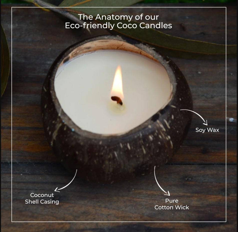 Buy Dried Rosemary Coco-Candle | Shop Verified Sustainable Products on Brown Living