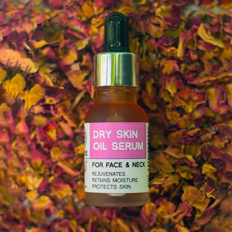 Buy Dry Skin Oil Serum - for Face and Neck 15ml | Shop Verified Sustainable Face Oil on Brown Living™