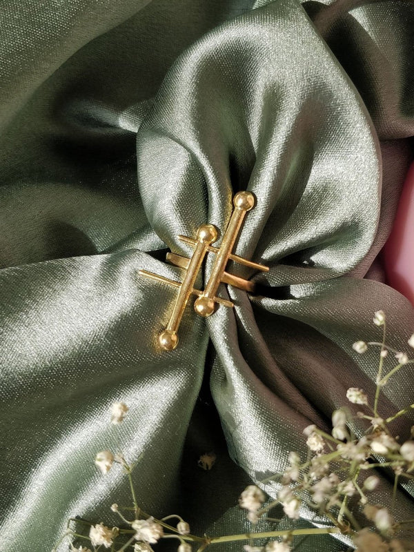 Buy Dual Pipe Gold Ring | Shop Verified Sustainable Products on Brown Living
