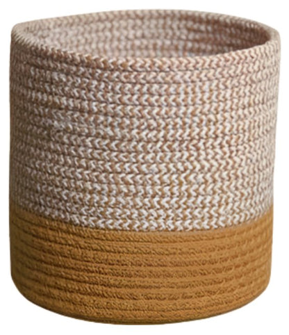 Dual Tone Jute Baskets - Large (One Piece) | Verified Sustainable by Brown Living™