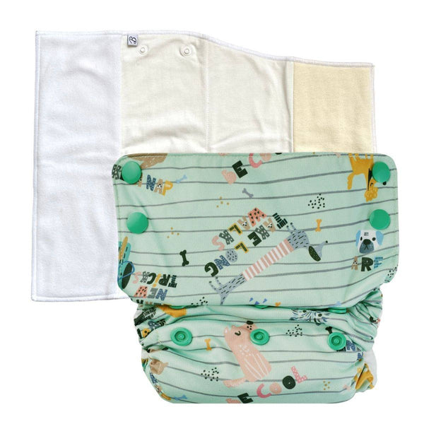 Buy Duet Pro Night Reusable Baby Diaper - Bow Wow | Shop Verified Sustainable Baby Diapers on Brown Living™