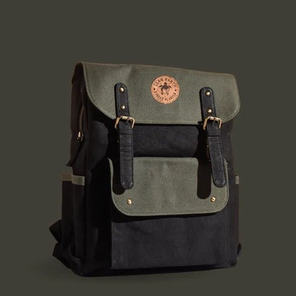 Dugong Backpack - Canvas Daily/Travel Sustainable Backpack | Verified Sustainable by Brown Living™