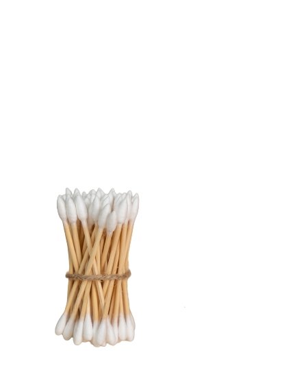 Ear Buds/Swabs (Pack of 4) | 640 Tips in Cardboard Box | 100% Pure & Soft Cotton | Verified Sustainable by Brown Living™