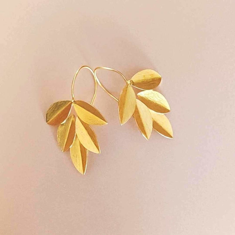 Earrings Set - Coconut Leaves | Verified Sustainable Womens earrings on Brown Living™