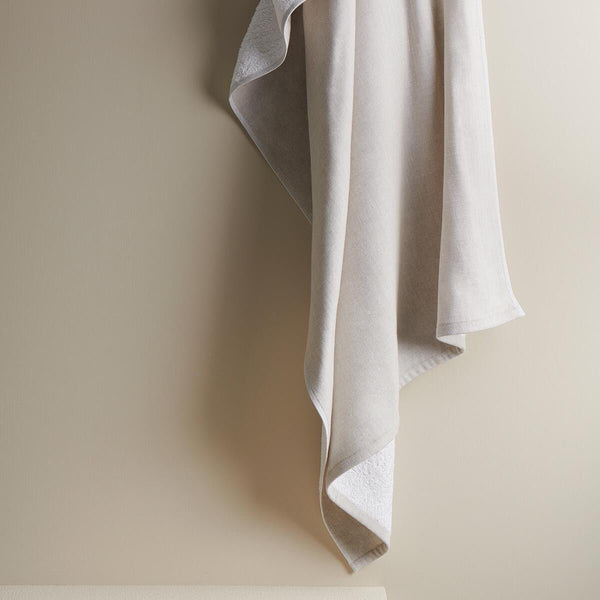 Earth Stucco Bamboo Hammam Terry XL Bath Towel | Verified Sustainable Bath Linens on Brown Living™