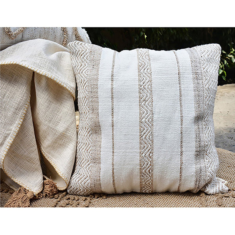 Buy Earthbound Zigzag Medley Cushion Cover | Shop Verified Sustainable Products on Brown Living