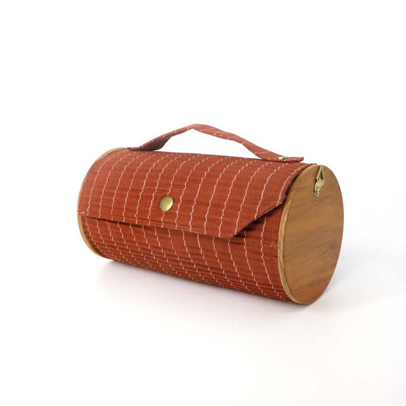 Buy Earthen Sand Round Clutch | Shop Verified Sustainable Womens Bag on Brown Living™