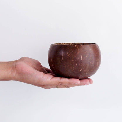 Eco Coconut Bowl Made from Upcycled Coconut Shells | Verified Sustainable by Brown Living™