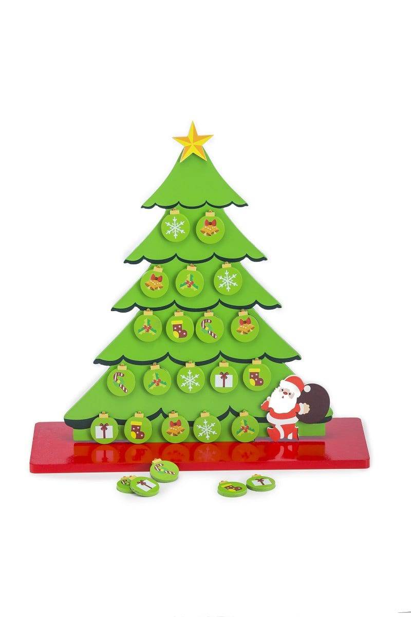 Buy Eco Friendly Christmas Tree With Ornaments (Wooden & Magnetic Table Top Tree) | Shop Verified Sustainable Learning & Educational Toys on Brown Living™