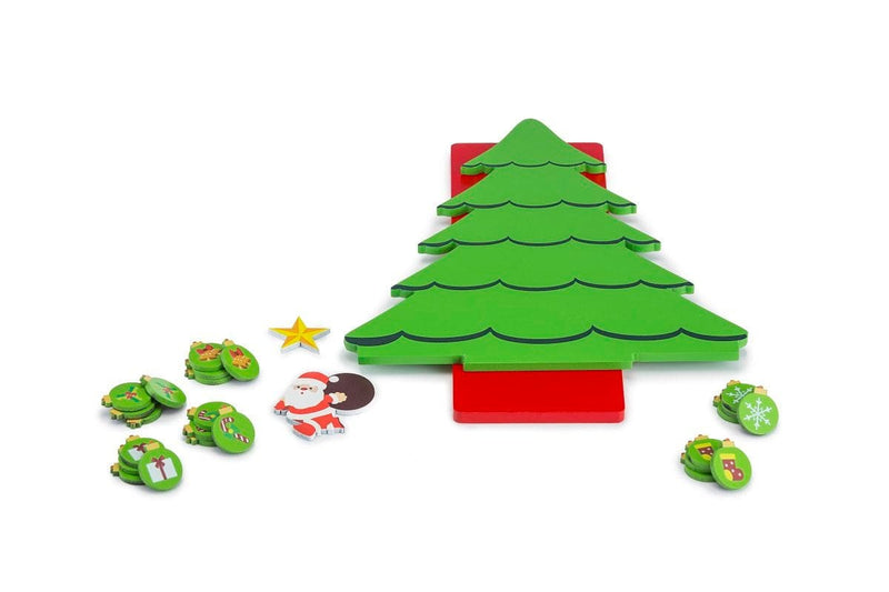 Buy Eco Friendly Christmas Tree With Ornaments (Wooden & Magnetic Table Top Tree) | Shop Verified Sustainable Learning & Educational Toys on Brown Living™