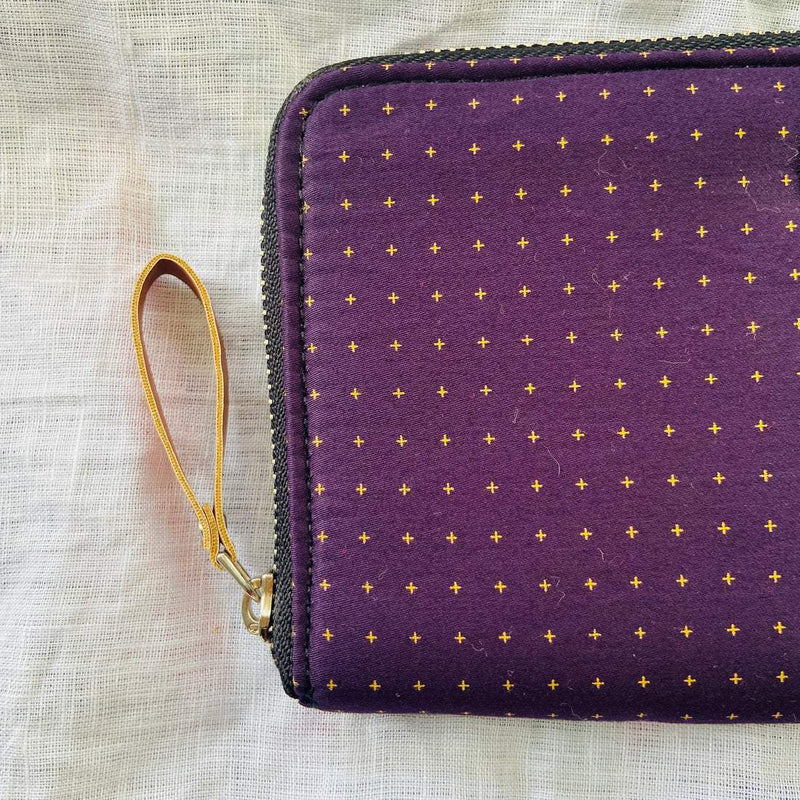 Buy Eco-Friendly Hand-made Wallet - Purple | Shop Verified Sustainable Tech Accessories on Brown Living™