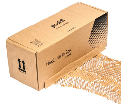 Honeycomb Paper Bubble Wrap with Dispenser (100M x 15" Roll) – Packing Materials on Brown Living™. SKU: A2 - K9O9 - 0Q27. Img 3.