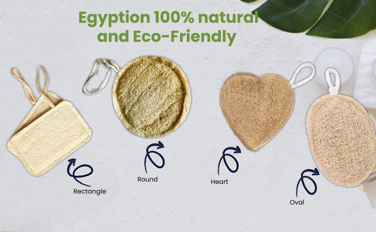 Eco Friendly Loofah for Bath - Heart Shape | Verified Sustainable by Brown Living™