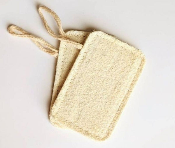 Eco Friendly Loofah for Bath- Rectangular Shape | Verified Sustainable Bath Accessories on Brown Living™