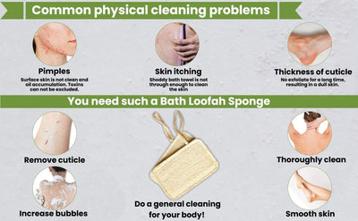 Eco Friendly Loofah for Bath - Round Shape – Bath Accessories on Brown Living™. SKU: TET05_24BL4853. Img 6.