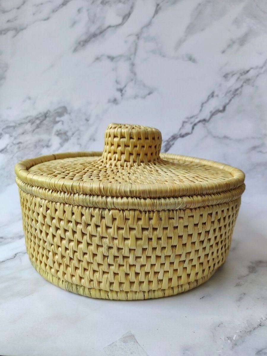 Eco Friendly Moonj Grass Bread/Roti Basket | Verified Sustainable by Brown Living™