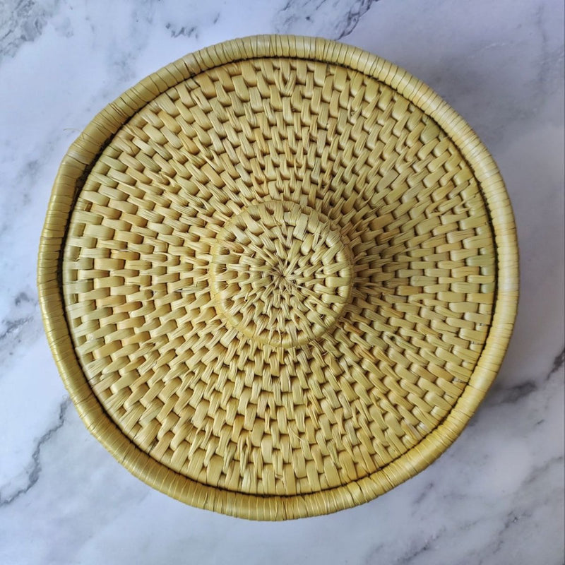 Eco Friendly Moonj Grass Bread/Roti Basket | Verified Sustainable by Brown Living™