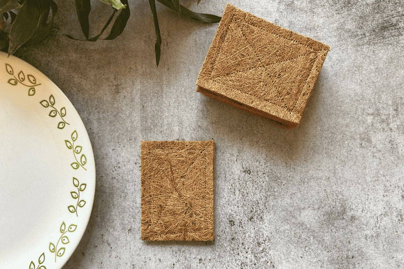Buy Eco-Friendly, Multi-Purpose, Coconut Fibre Scrub Pad - Kitchen Scrub Pads, Pack Of 6 | Shop Verified Sustainable Kitchen Tools on Brown Living™